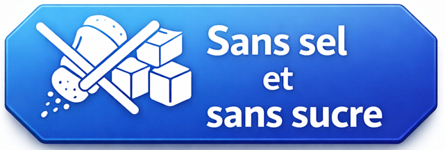 bouton sans sel sans sucre